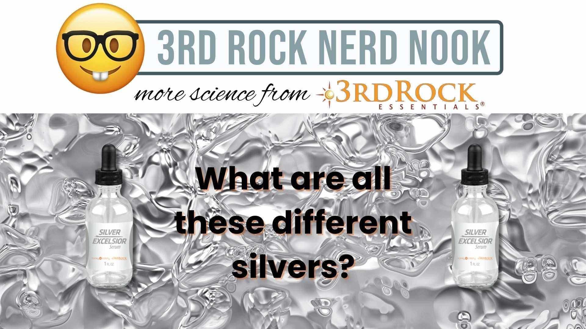 Silver supplement differences explored Chelated vs Colloidal, Ionic, Diatomic silver