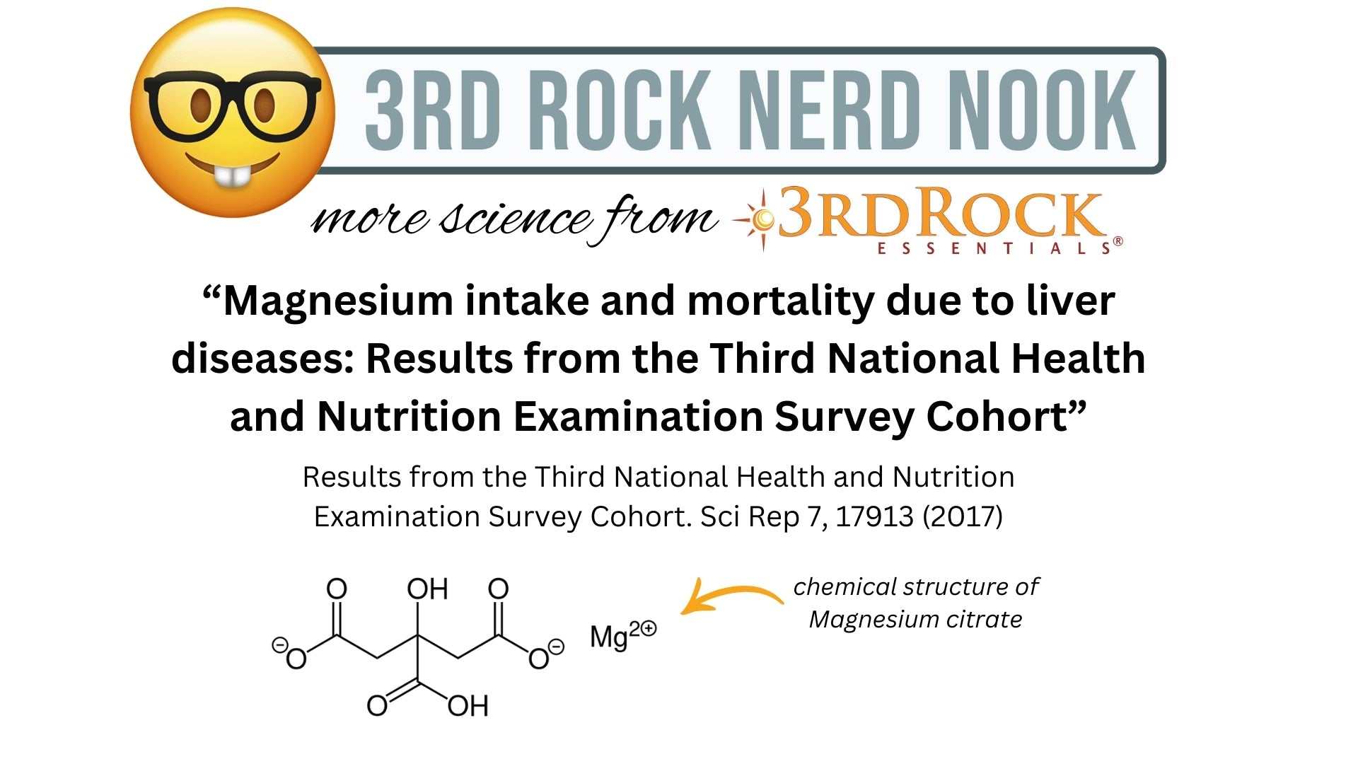 Why Magnesium citrate?