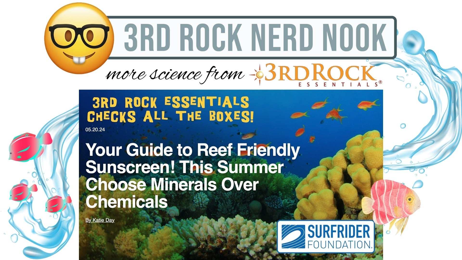 3rd Rock Sunblock Checks All the Reef-Safe Boxes