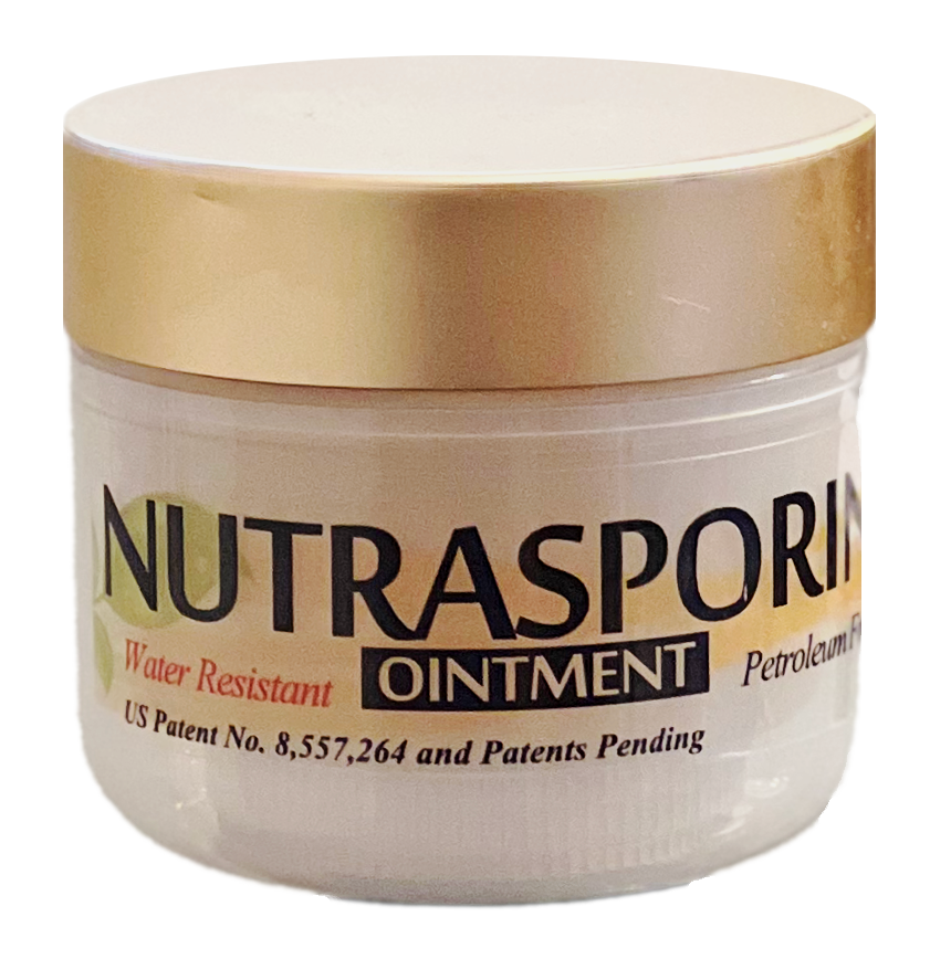 Nutrasporin® - 3oz JAR - All Natural First Aid Ointment 100ppm Silver Gel (Water Resistant)