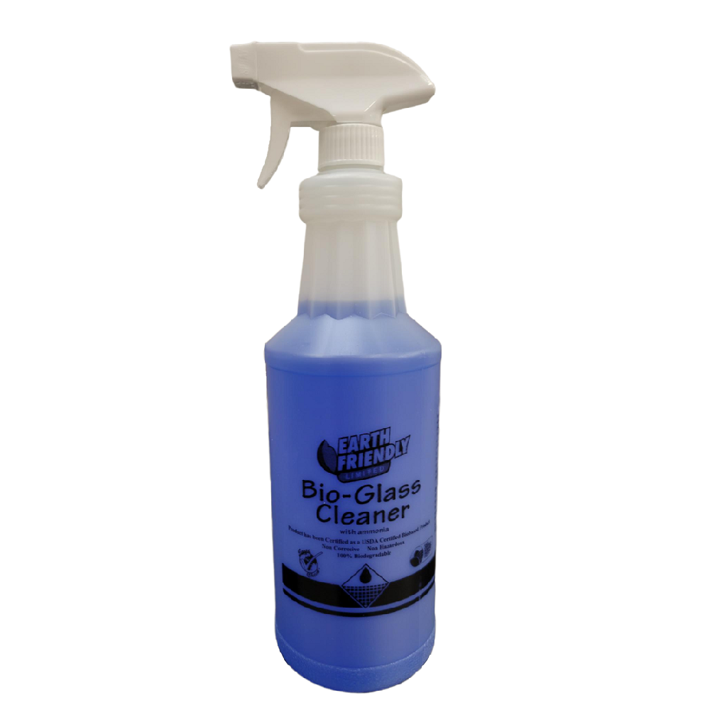 Earth Friendly VOC FREE Bio-Glass Cleaner with Ammonia