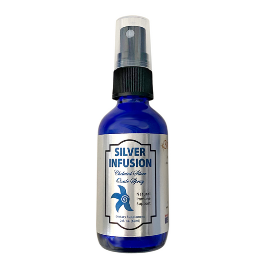 Silver Infusion 150 PPM Chelated Silver Oxide Dietary Supplement - 2 oz. Spray