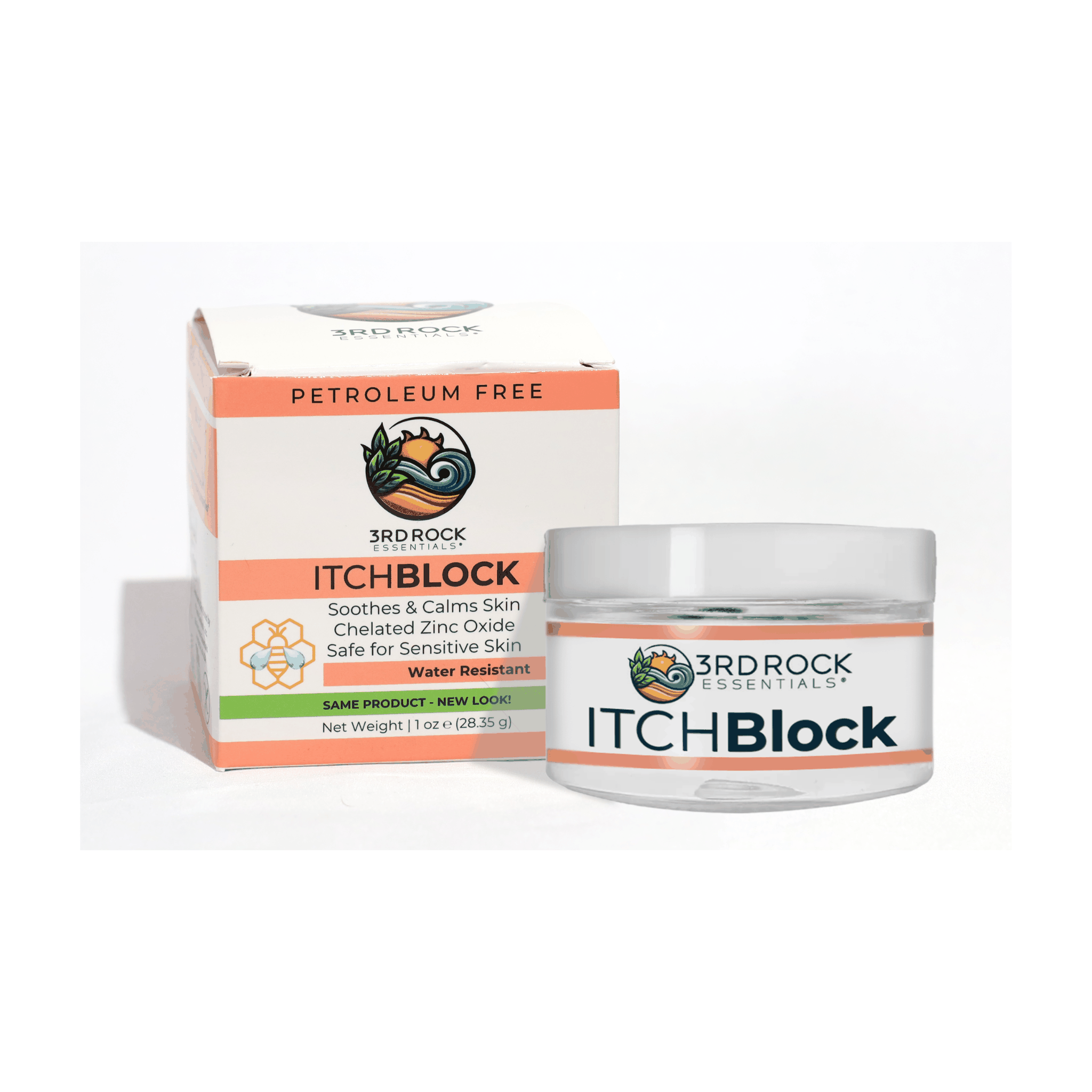 3rd Rock Itch Block soothing cream for itchy and irritated skin from bug bites and poison ivy