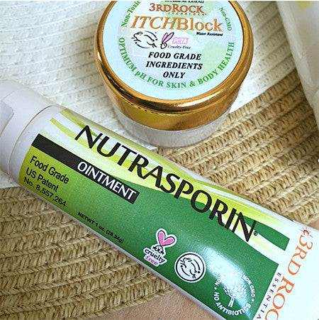 3rd Rock Nutrasporin ointment tube for natural first aid skin treatment