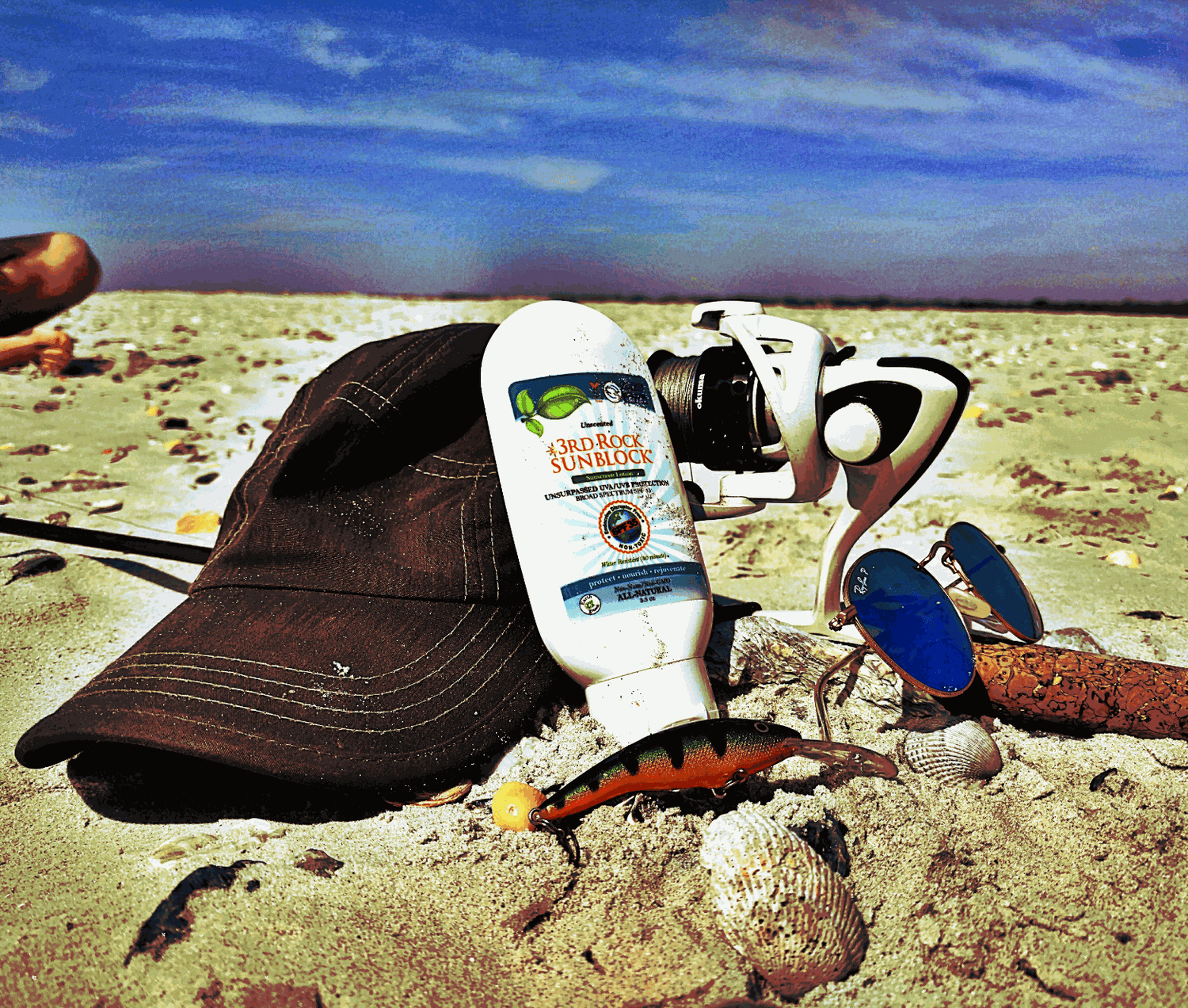 3rd Rock Sunblock - safest sunscreen SPF 35 bottle with natural, edible ingredients blocking UVA and UVB rays