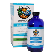 3rd Rock Essentials Silver Infusion – 150 PPM Chelated Silver Oxide Complex – 16 fl oz