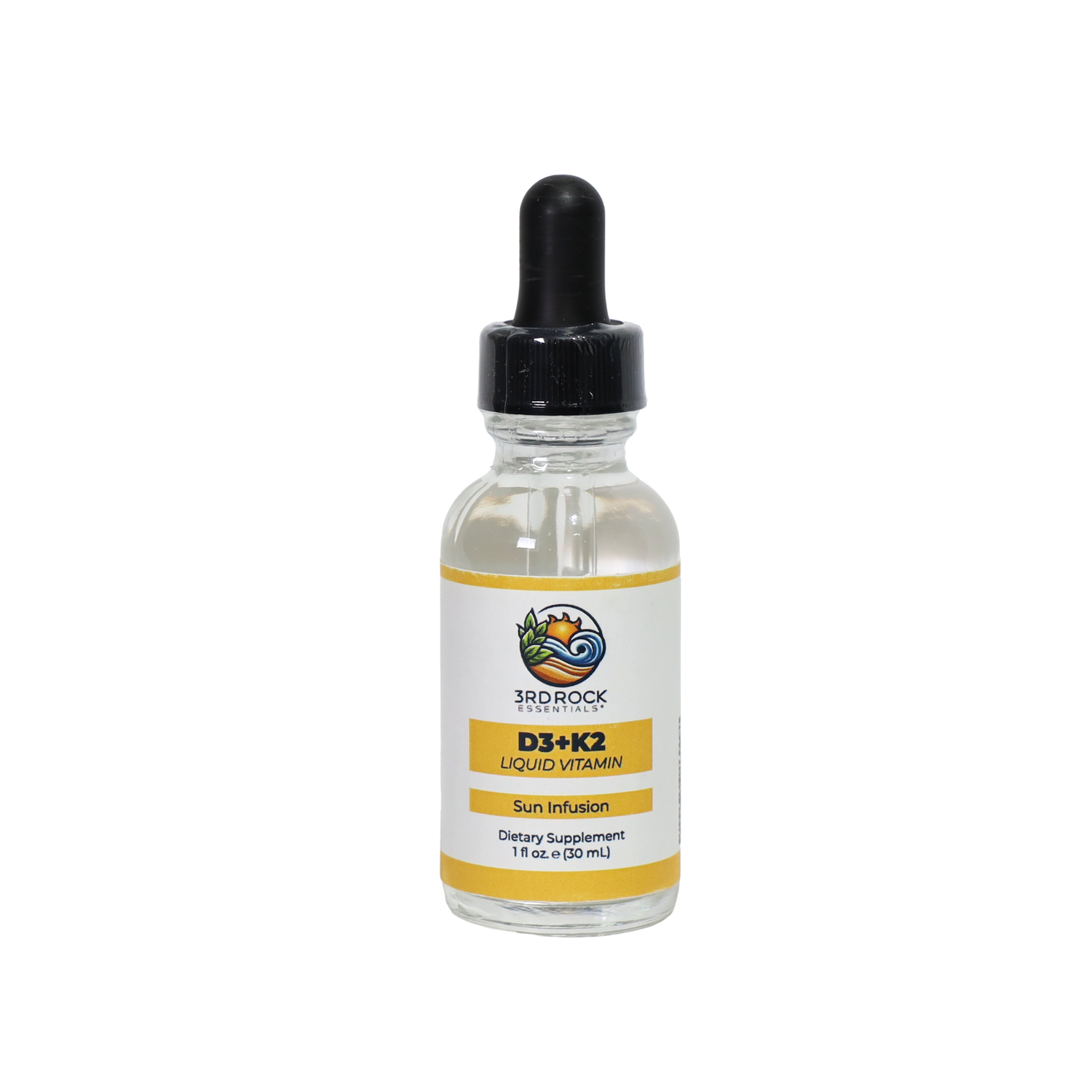 Vitamin D3 + K2 Liquid (Chelated) — 1 fl oz