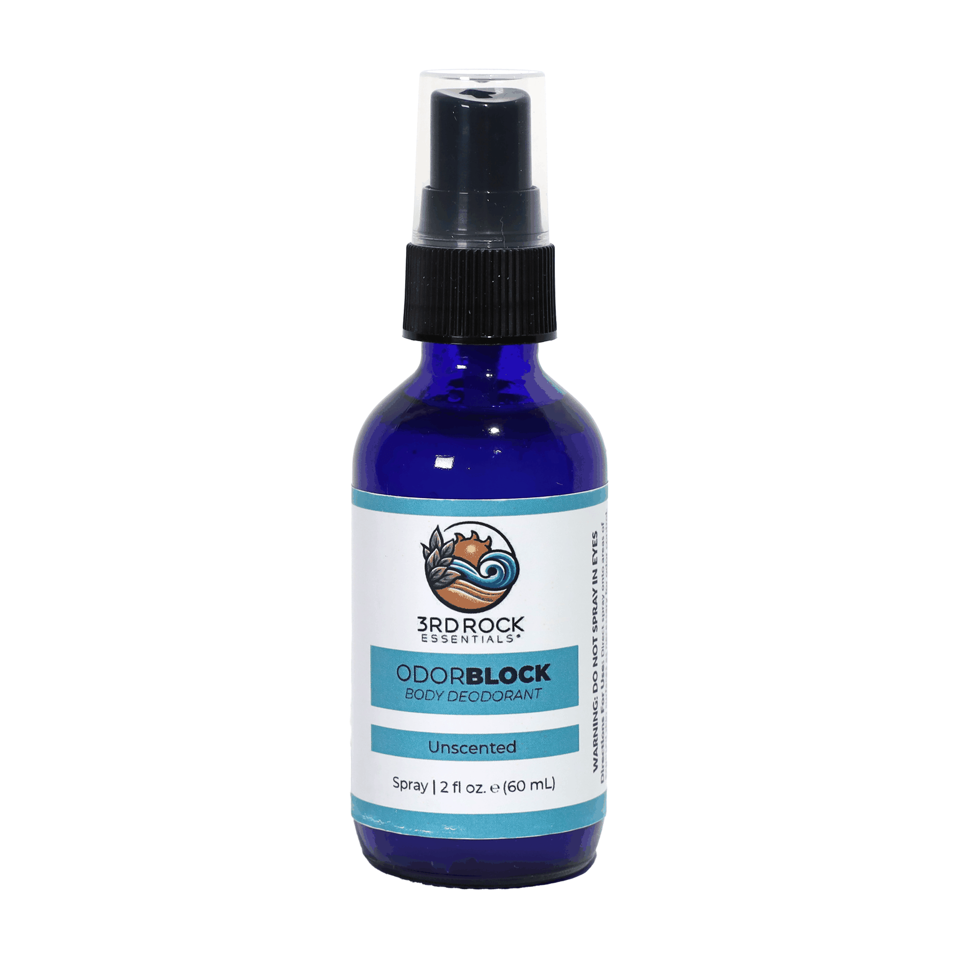 ODORBlock™ Body Deodorant non-toxic natural aluminum-free spray bottle