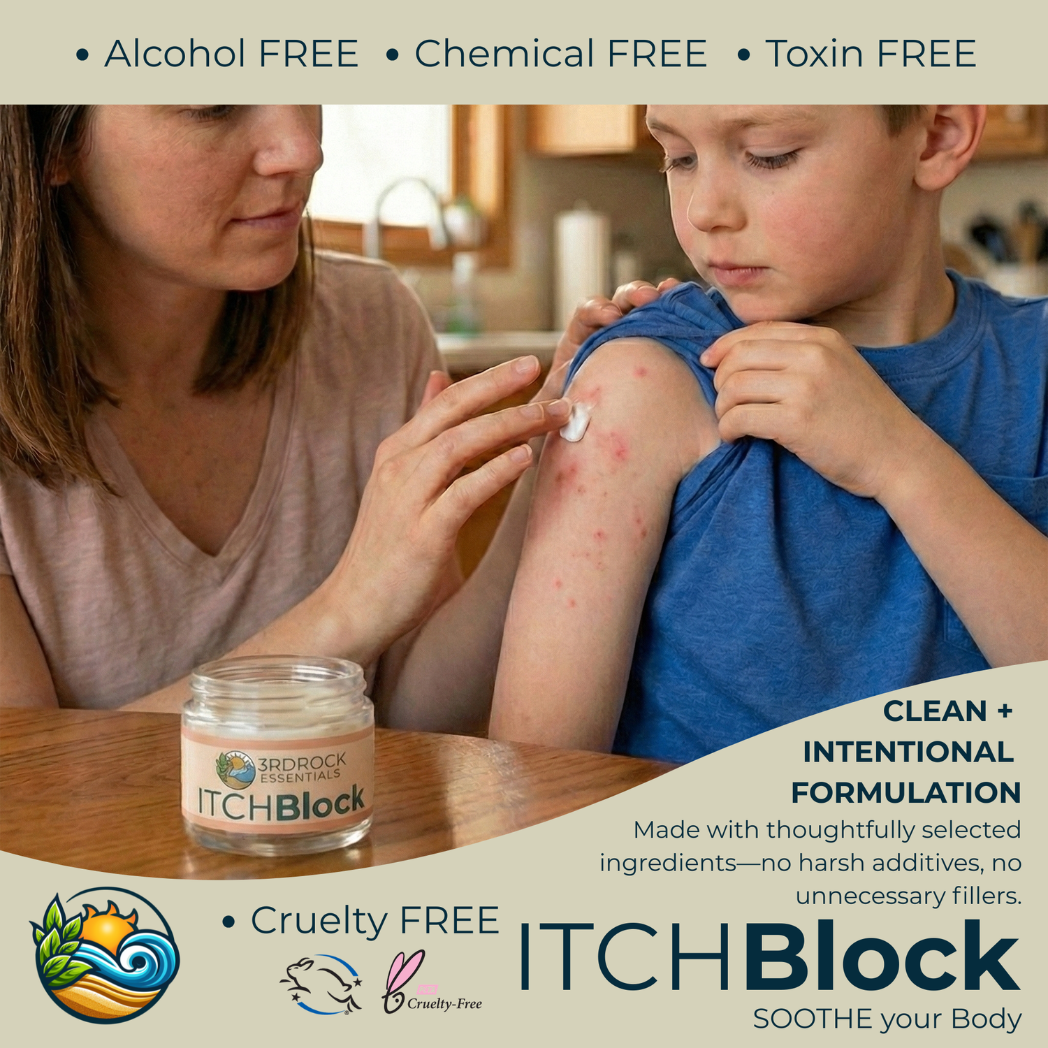 ITCHBlock™ All Natural Itch Relief Cream
