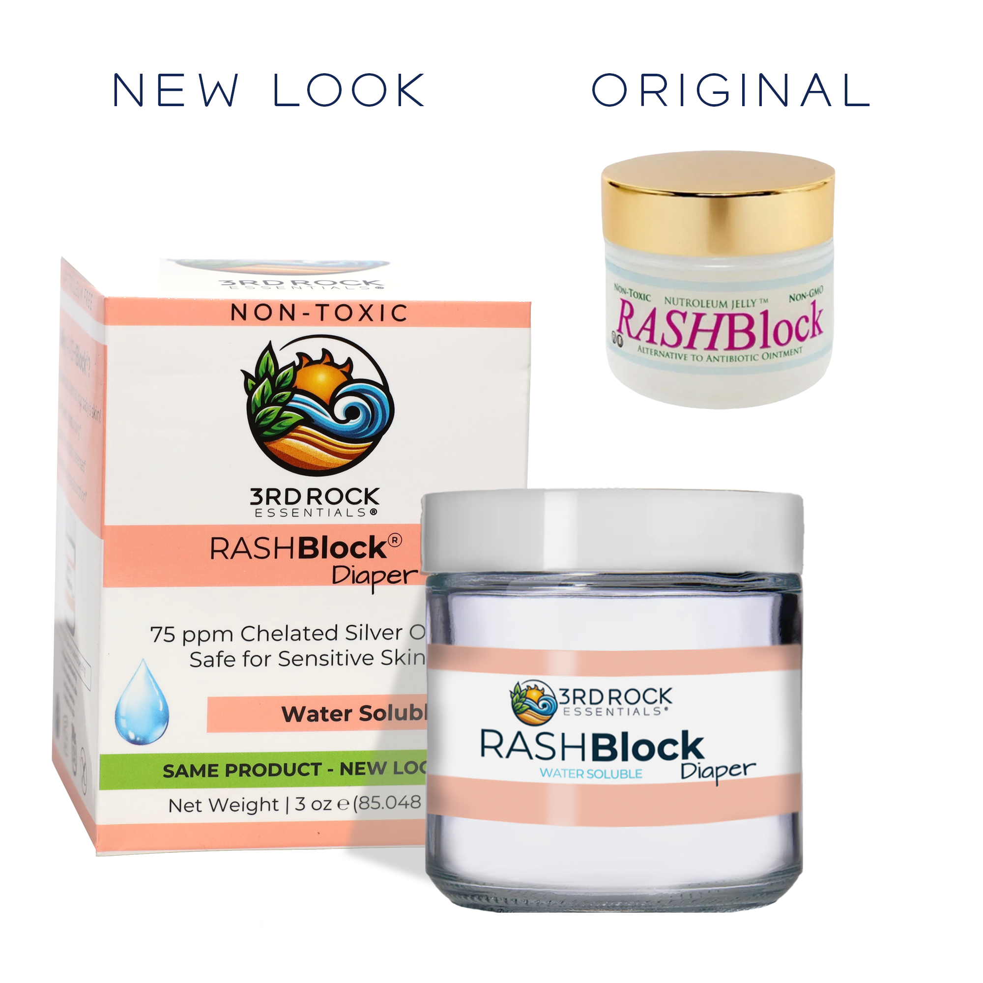 RASHBlock®  75ppm Silver Gel Water Soluble 3oz