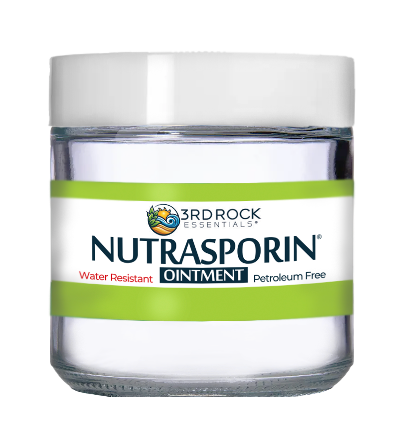 Nutrasporin® - 3oz JAR - All Natural First Aid Ointment - Silver Gel