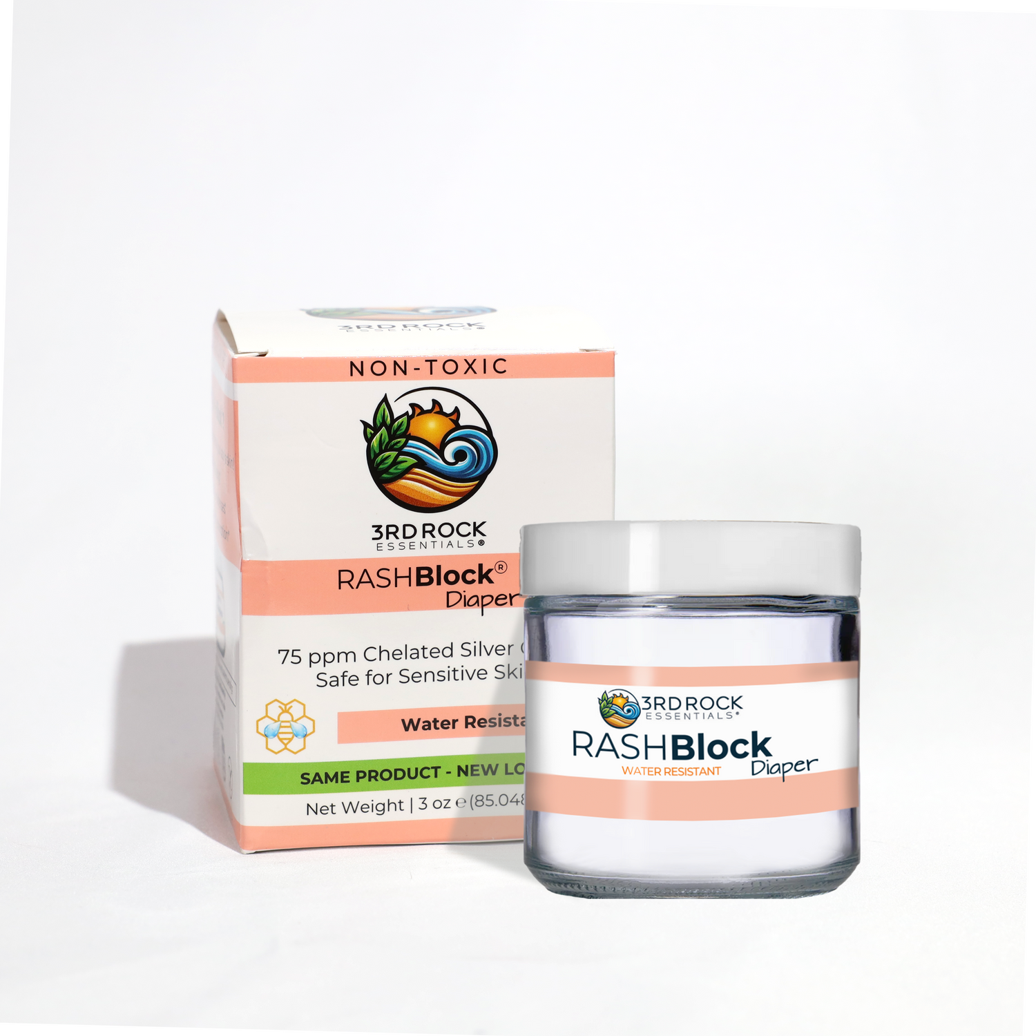 RASHBlock® Diaper - 75ppm Silver Gel Water Resistant 3oz