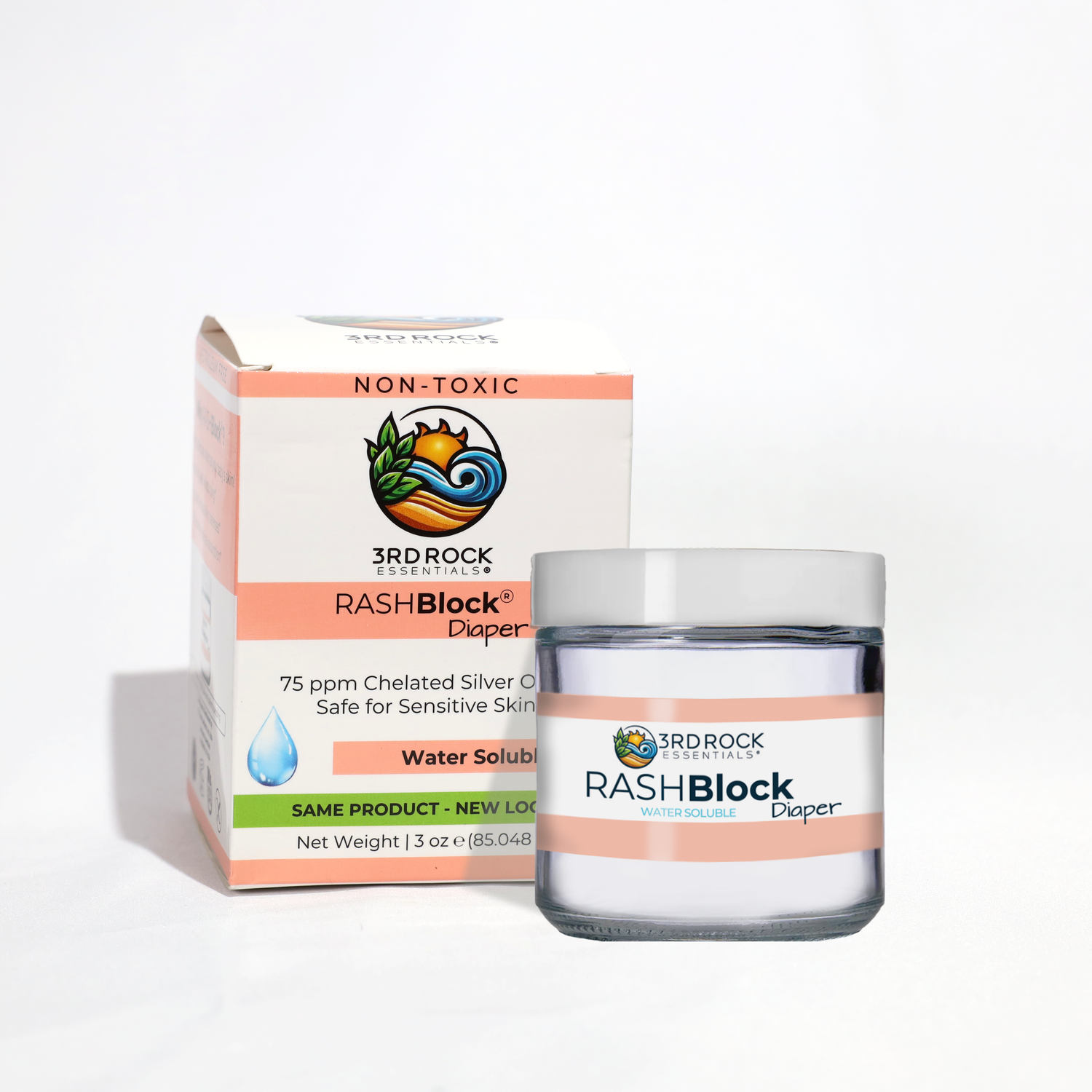 RASHBlock®  75ppm Silver Gel Water Soluble 3oz