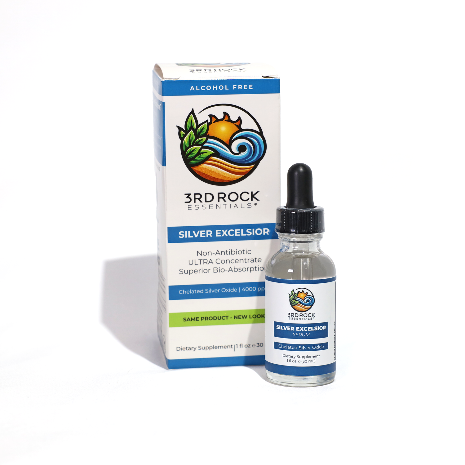 Silver Excelsior Serum - 4000 PPM Silver Oxide Dietary Supplement