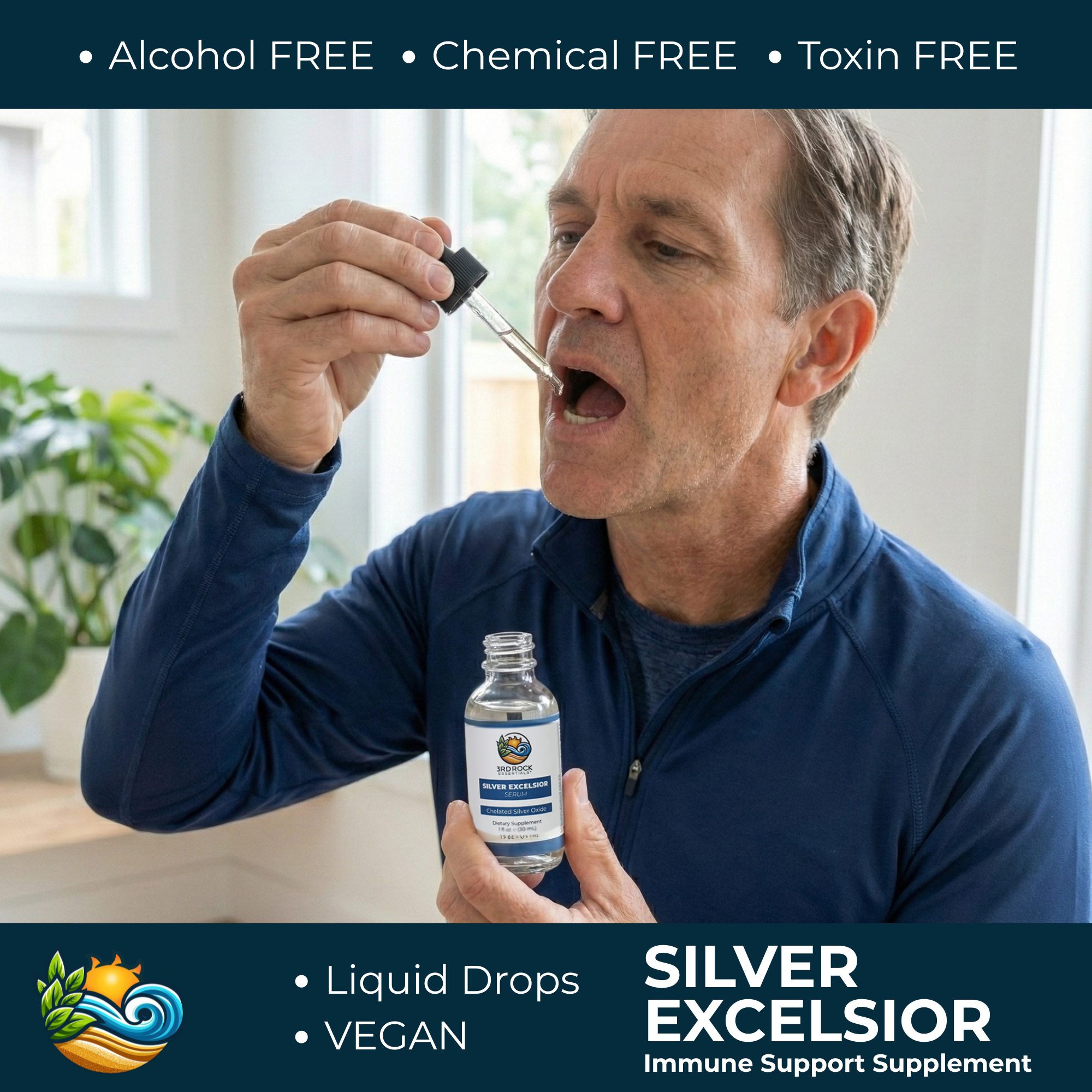 Silver Excelsior Serum - 4000 PPM Silver Oxide Dietary Supplement