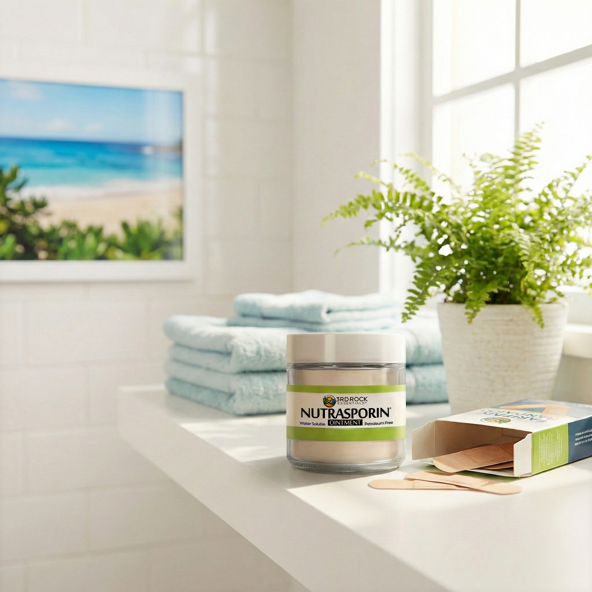 Nutrasporin® - 3 oz JAR - All Natural First Aid Ointment 100ppm Silver Gel