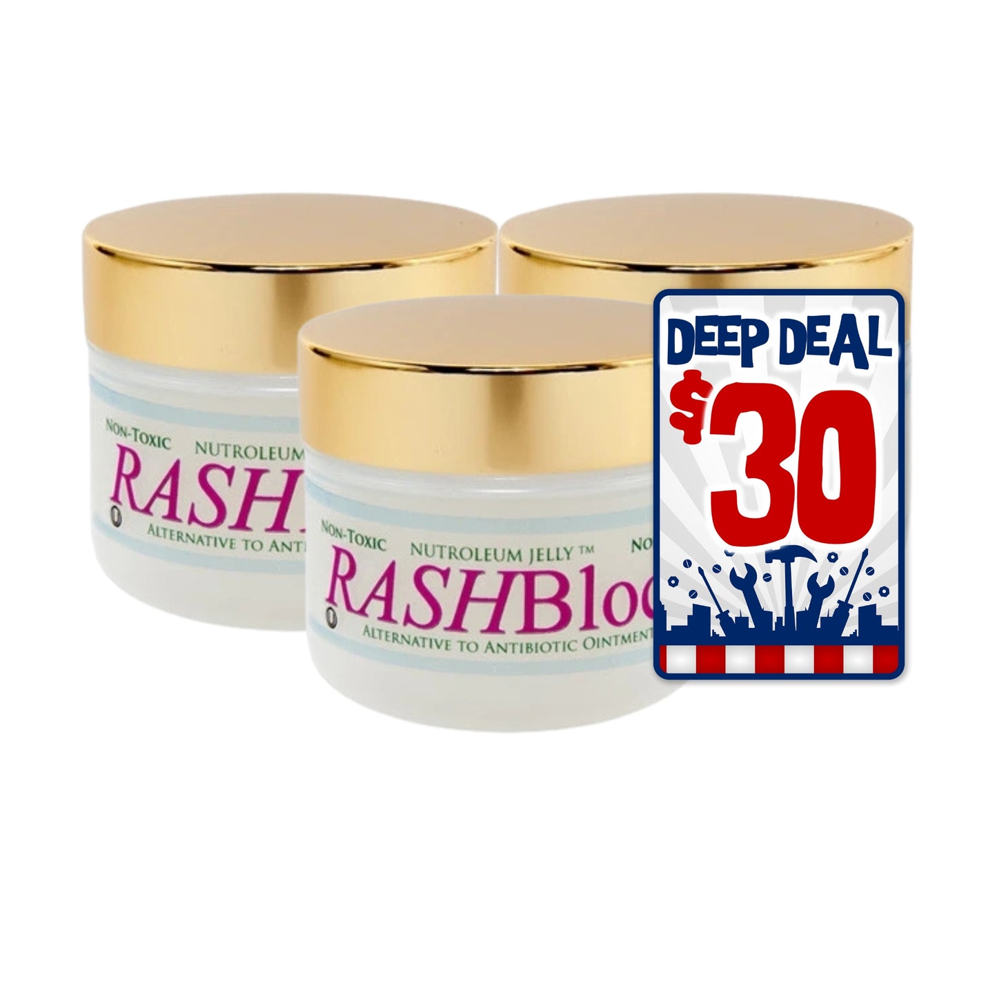 RASHBlock® 75ppm Silver Gel Water Resistant 3oz