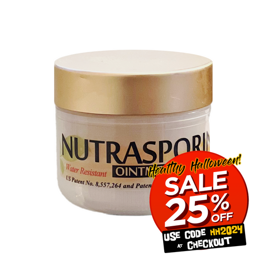 Nutrasporin® - 3oz JAR - All Natural First Aid Ointment 100ppm Silver Gel (Water Resistant)