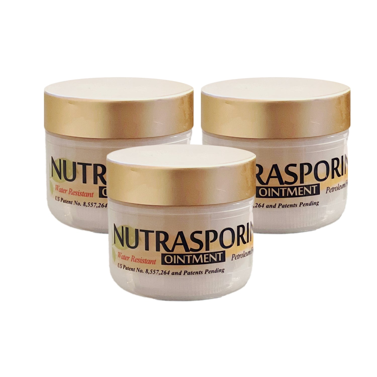 Nutrasporin® - 3oz JAR - All Natural First Aid Ointment 100ppm Silver Gel (Water Resistant)