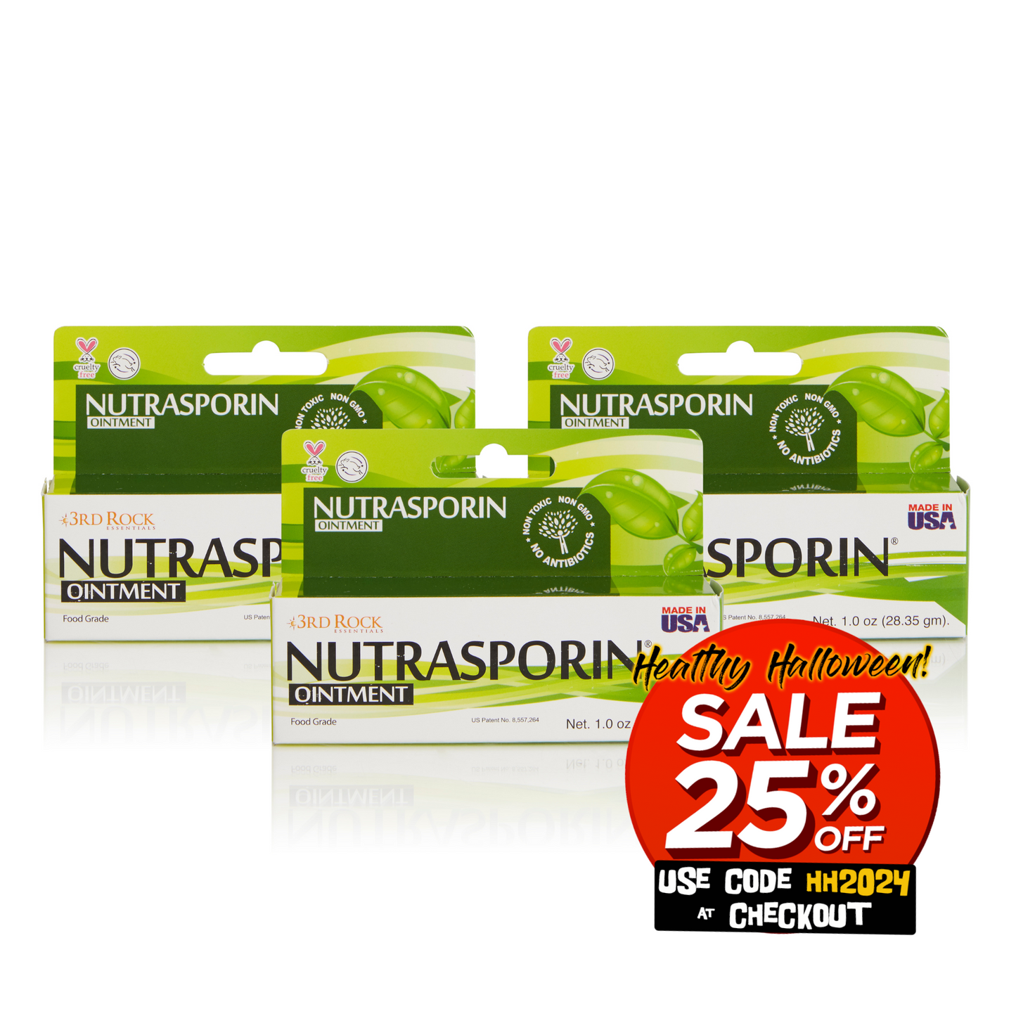 Nutrasporin® - All Natural First Aid Ointment 100ppm Silver Gel