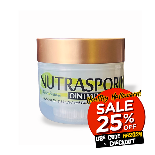 Nutrasporin® - 3 oz JAR - All Natural First Aid Ointment 100ppm Silver Gel