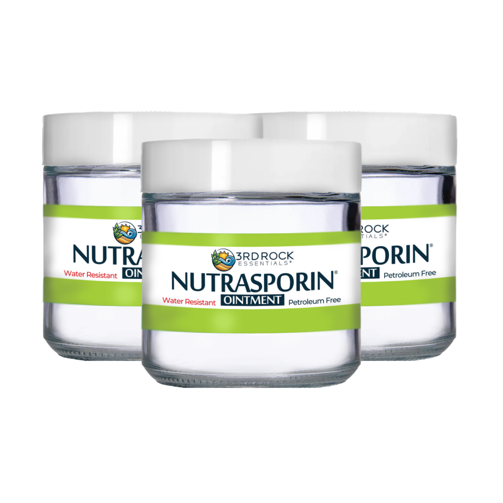 Nutrasporin® - 3oz JAR - All Natural First Aid Ointment - Silver Gel