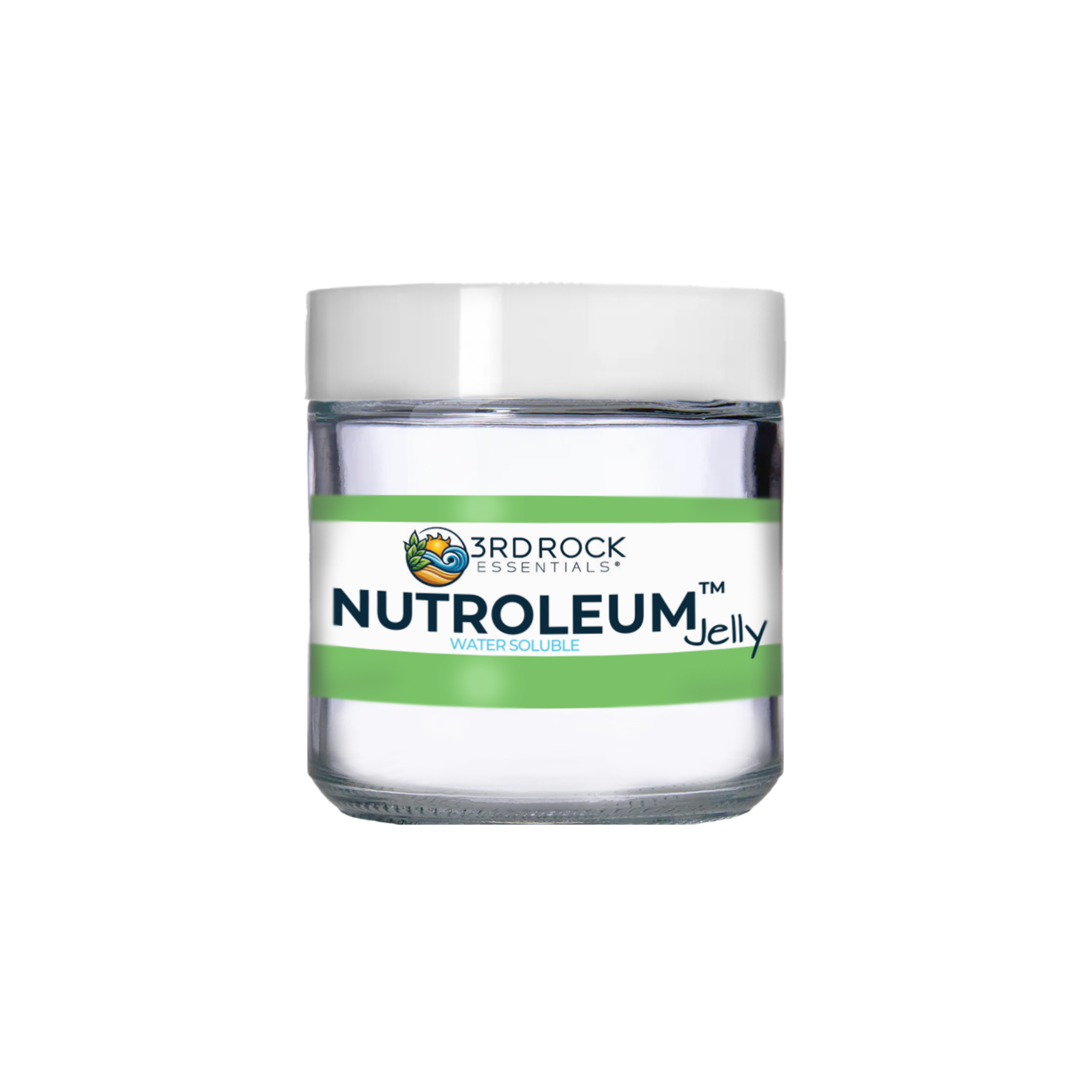 Nutroleum petroleum jelly alternative in 3 oz container, water-soluble and non-greasy skin moisturizer
