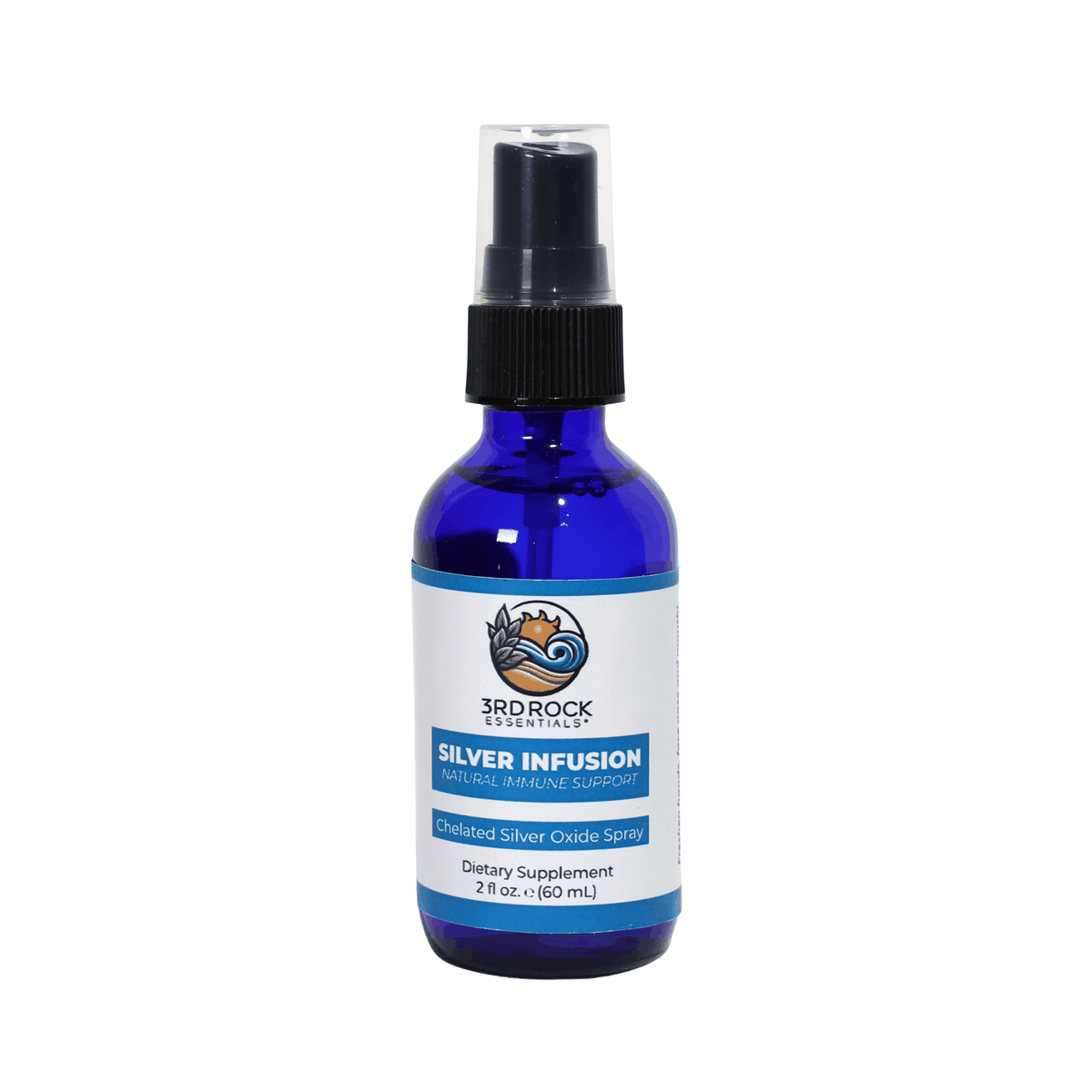 Chelated Silver Oxide Dietary Supplement - Silver Infusion 150 PPM