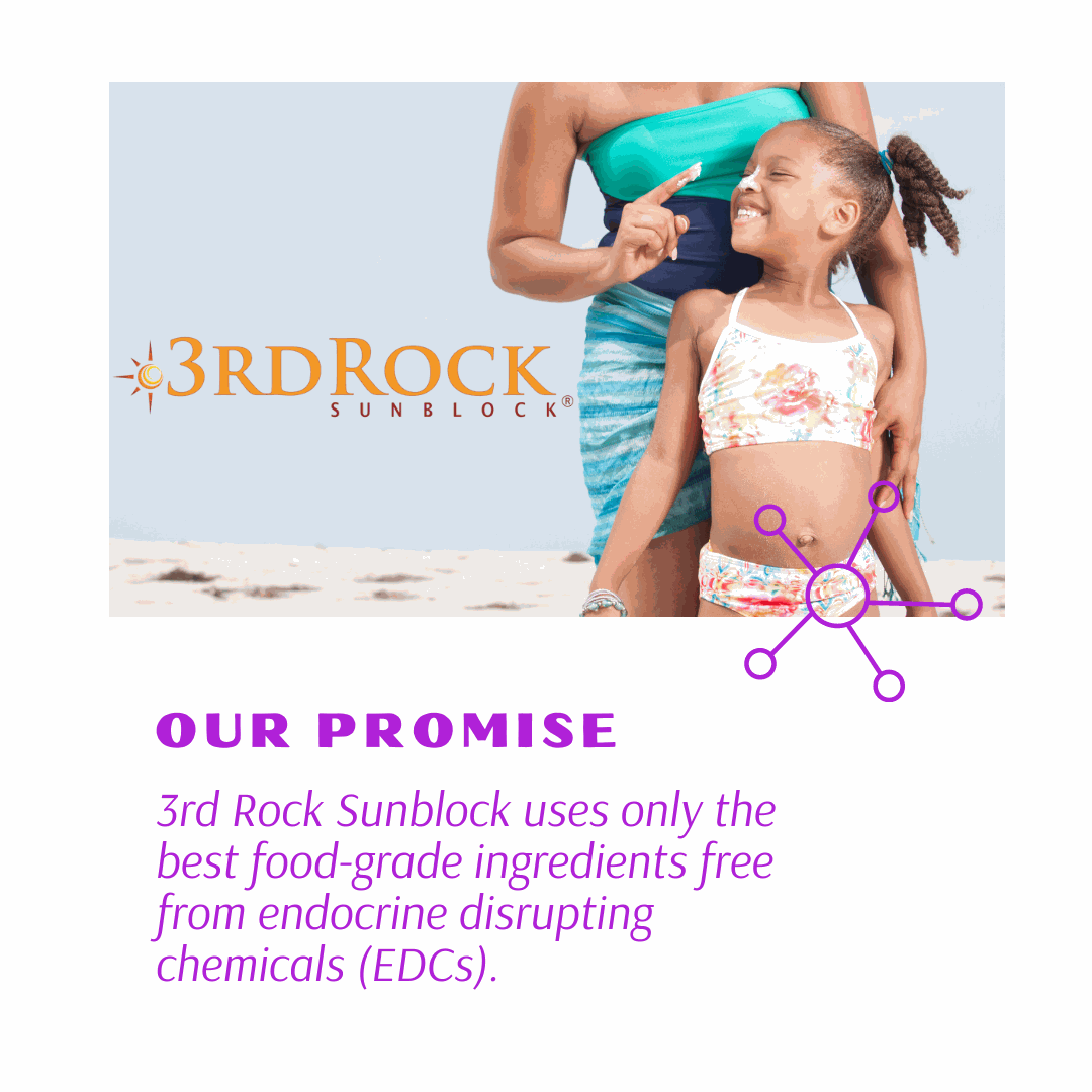 3rd Rock Sunblock® SPF 35 natural infant zinc oxide sunscreen lotion bottle