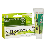 Nutrasporin all natural first aid ointment with chelated silver oxide and petroleum-free formula